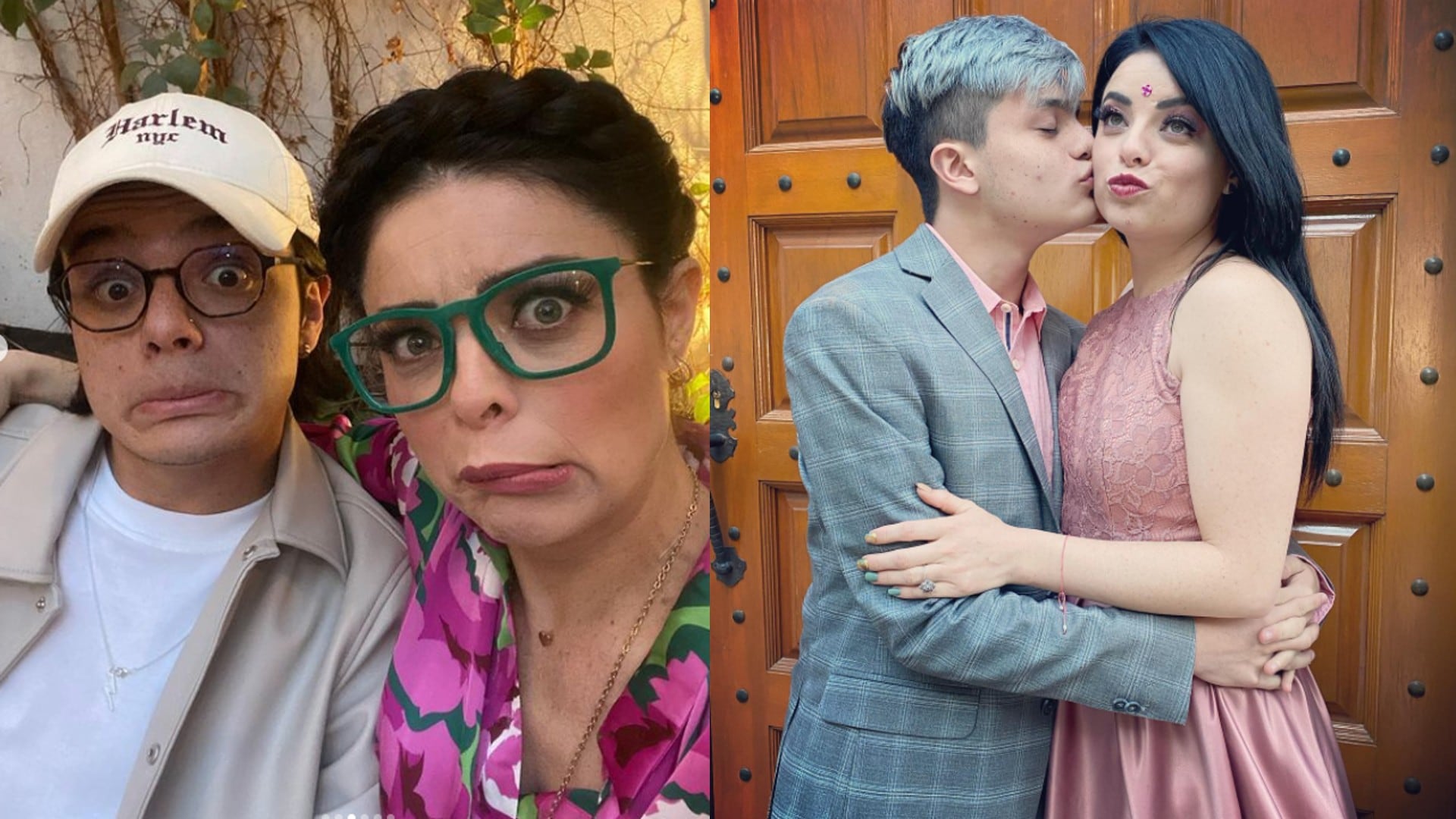 Las fotos que comprueban que Violeta Isfel y su hijo Omar parecen hermanos