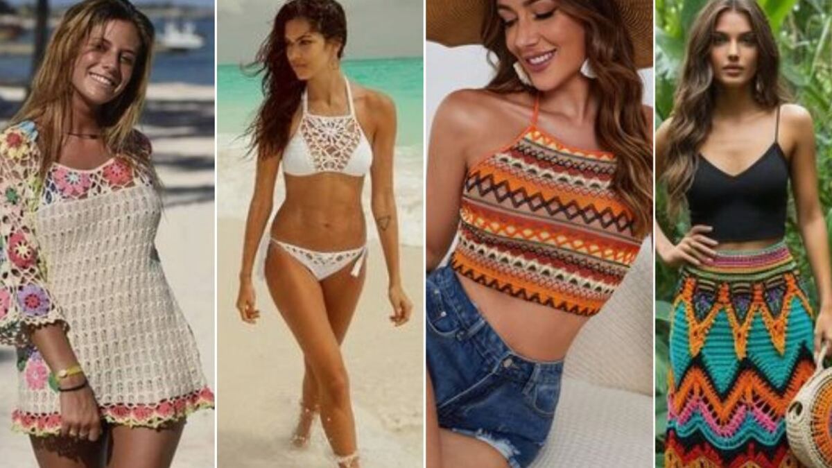De vestidos de playa a bikinis: La tendencia crochet que arrasa esta temporada