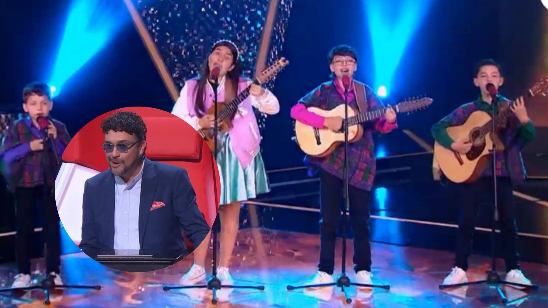 ‘Los Carranga Kids’ enaltecieron la vida de Jorge Velosa en la semifinal de ‘La Voz Kids’