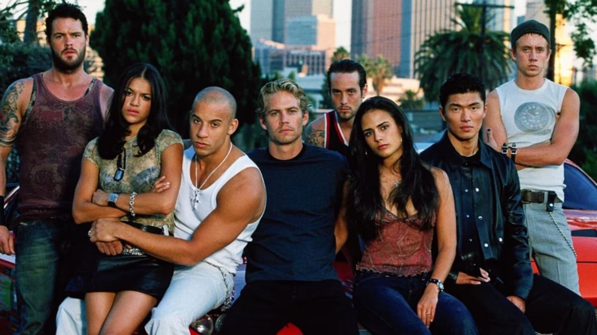 El elenco de 'Rápido y furioso' en 2001