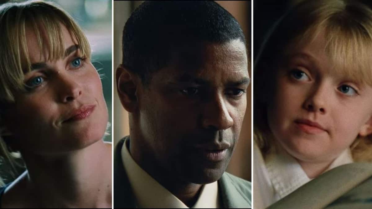 Radha Mitchell, Denzel Washington y Dakota Fanning en 'Hombre en llamas'