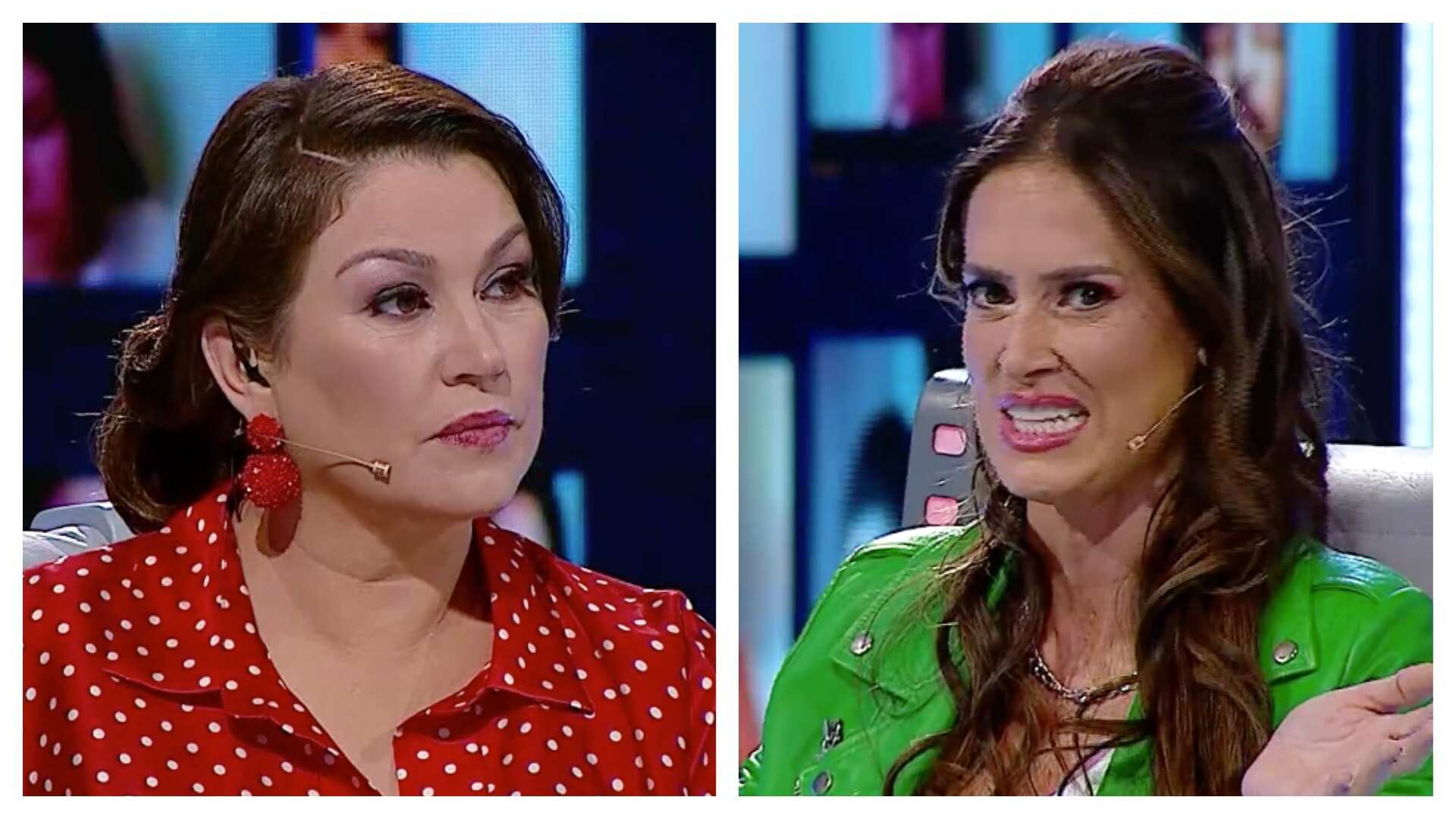 Javiera Contador y Adriana Barrientos en "Pecados Digitales"