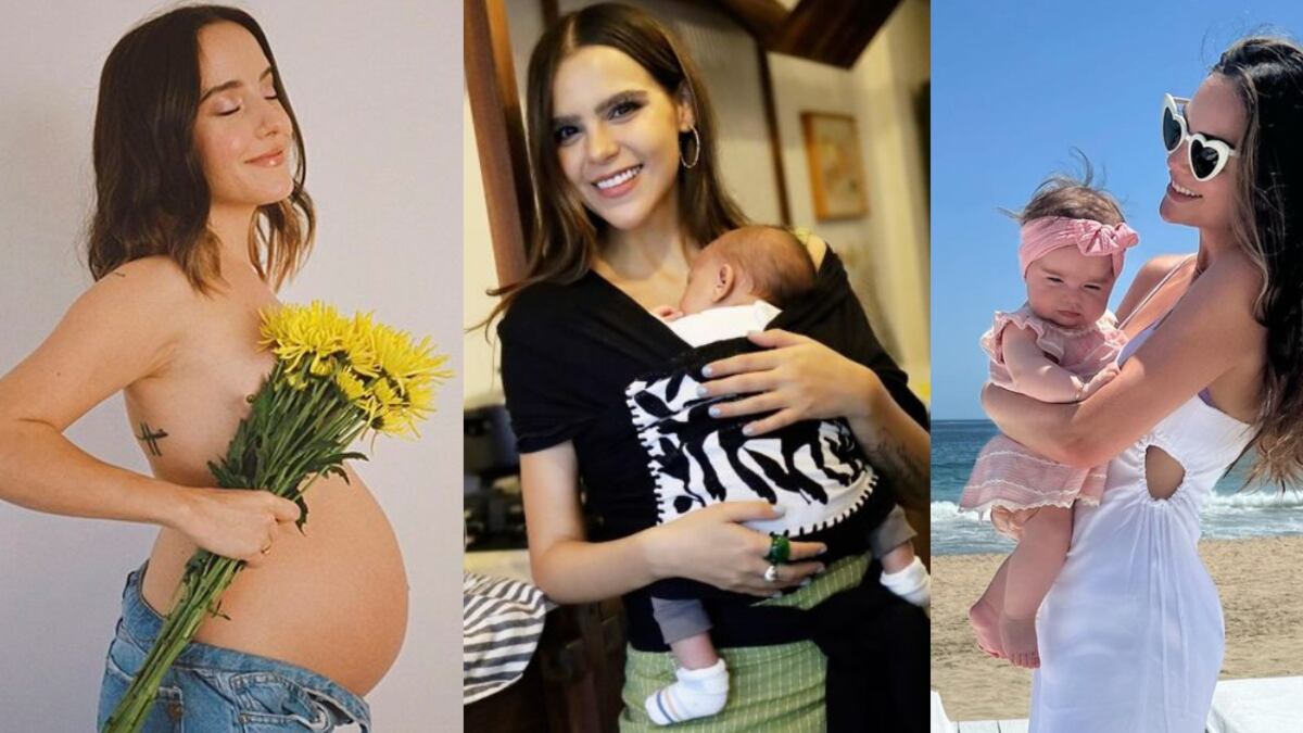 Famosas que celebran su primer Día de las Madres