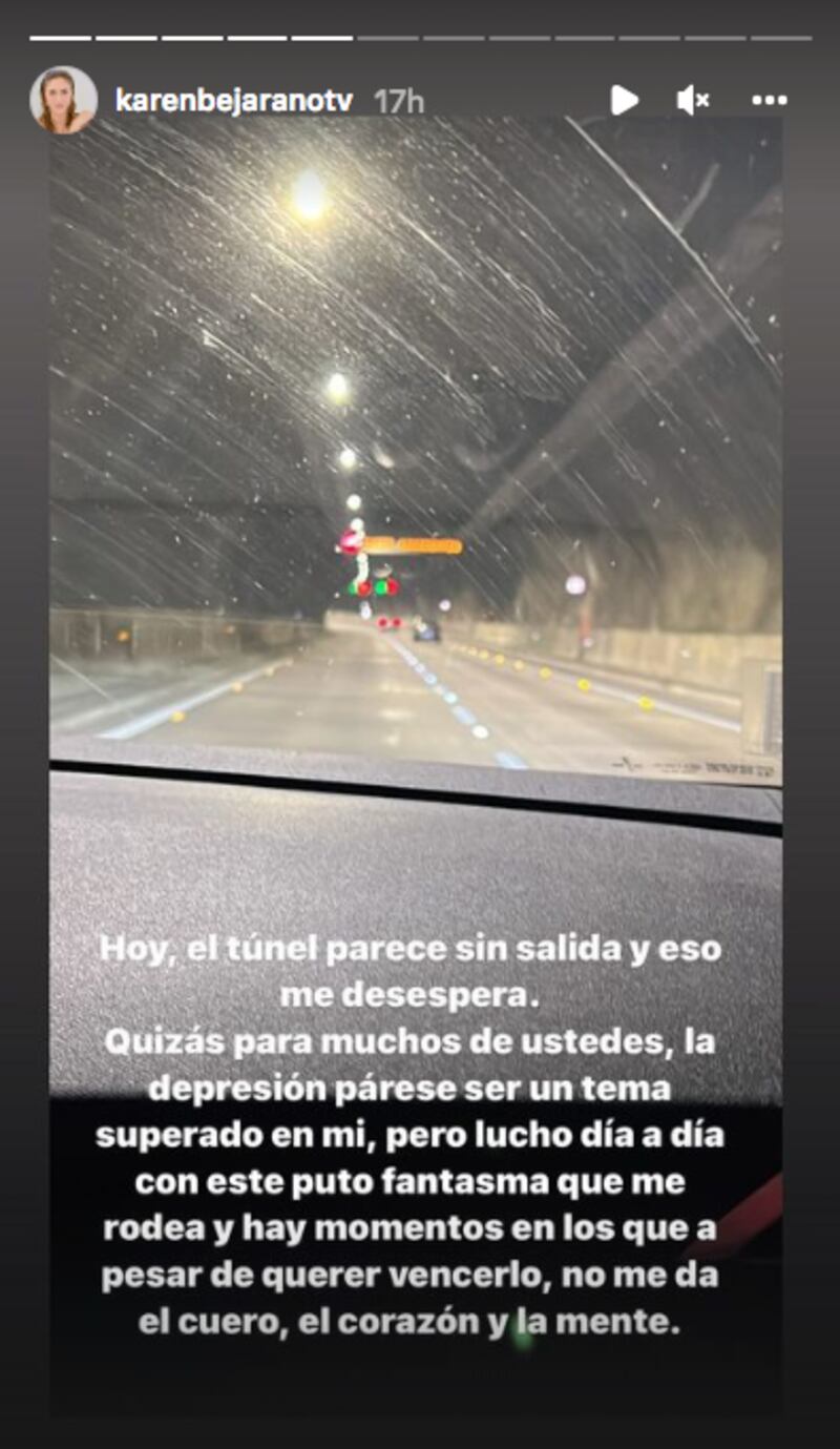 Karen Bejarano sufrió crisis de ansiedad