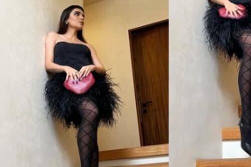 Moda 2024: ¿Cómo llevar los zapatos Salomé con punta afilada y medias al estilo Yuya?