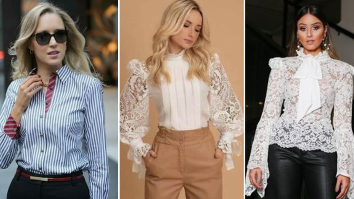 Para un look formal e impactante: los tipos de blusas y cómo combinarlas para no verte aburrida