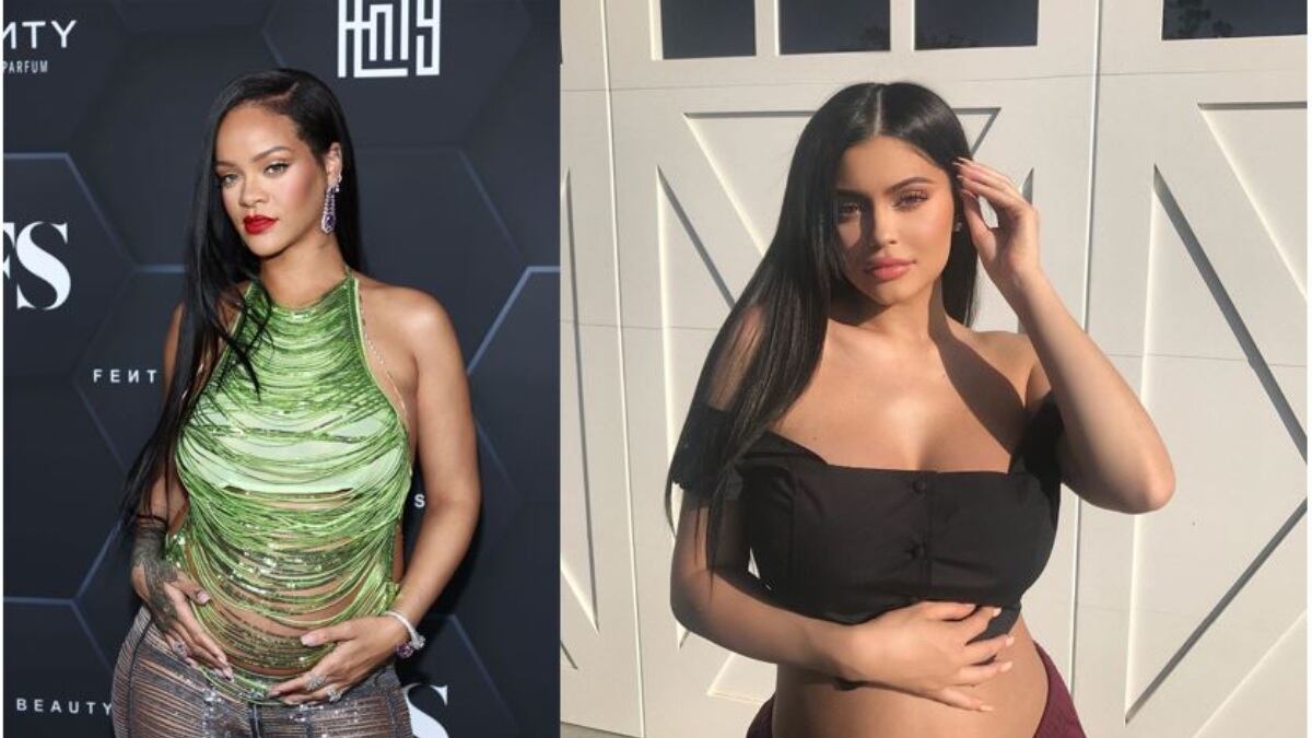 Rihanna y Kylie Jenner.
