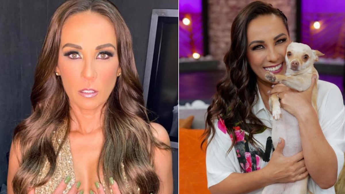 Consuelo Duval acaparó la atención con este bonito vestido de estampado tropical.