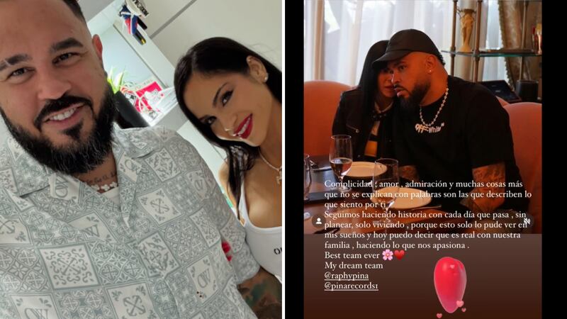 Raphy Piña le dedicó emotivas palabras a su pareja, Natty Natasha, pues ella lanzó su nuevo álbum.