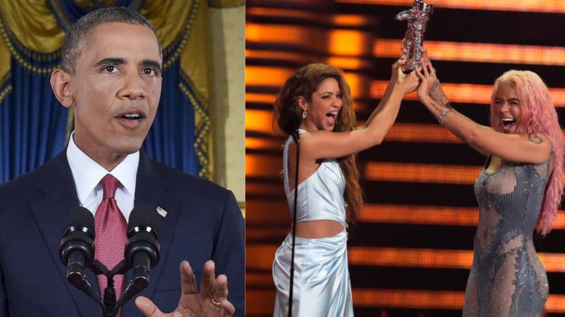 Karol G y Shakira lideran la lista de canciones favoritas de Barack Obama en este 2023