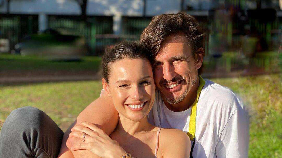 Pampita y Roberto García Moritán