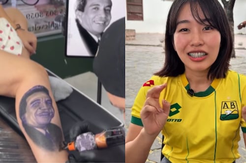 Japonesa se tatuó de Diomedes Díaz y generó polémica en sus redes sociales