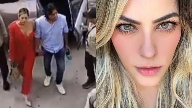 De infarto el vestido que Laura Ojeda lució en audiencia de su pareja Nicolás Petro en Barranquilla.