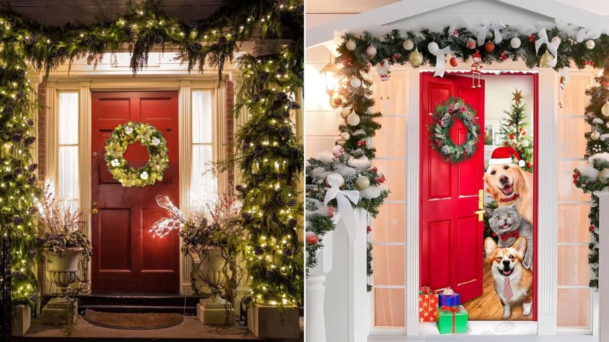 ¿Adiós puertas aburridas en navidad? Esta es la nueva tendencia que triunfará en diciembre 2024