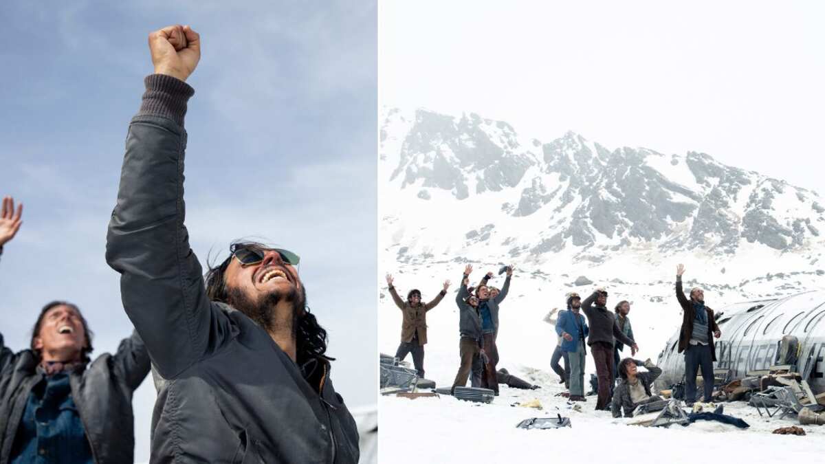 Escenas de la película 'La sociedad de la nieve'