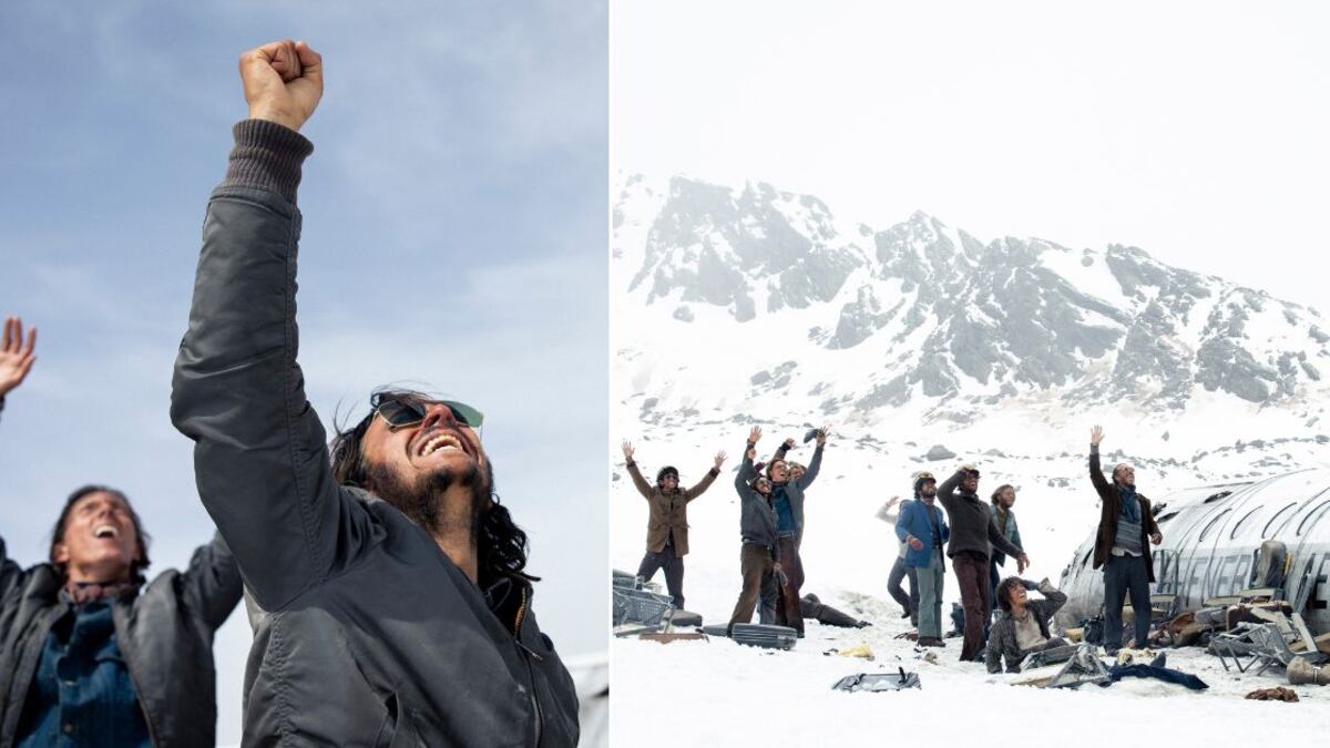 Escenas de la película 'La sociedad de la nieve'
