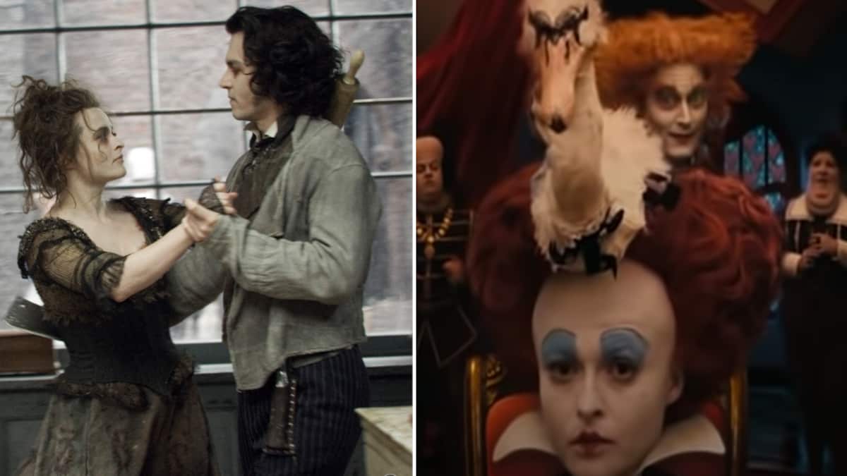 Johnny Depp y Helena Bonham Carter