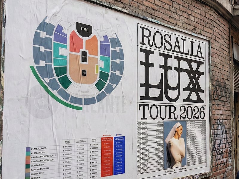 “Desde $50 mil”: Rosalía viene a Chile en 2026 y estos son los precios de entradas y mapa de ubicaciones