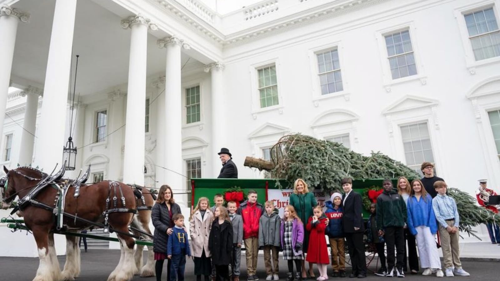 Decoración navideña de la Casa Blanca