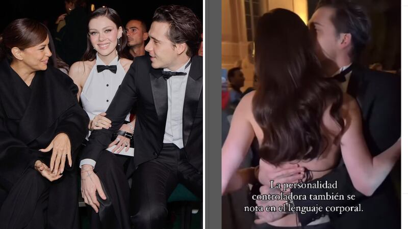 Brooklyn Beckham y Nicola Peltz asistieron al desfile de moda de Victoria, madre de él, pero afirmaron que él es un controlador.