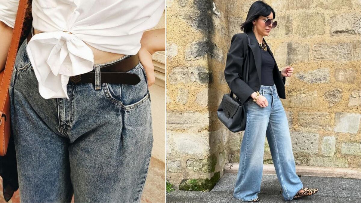 El jean baggy es perfecto para concertar looks cómodos y elegantes en esta temporada primaveral