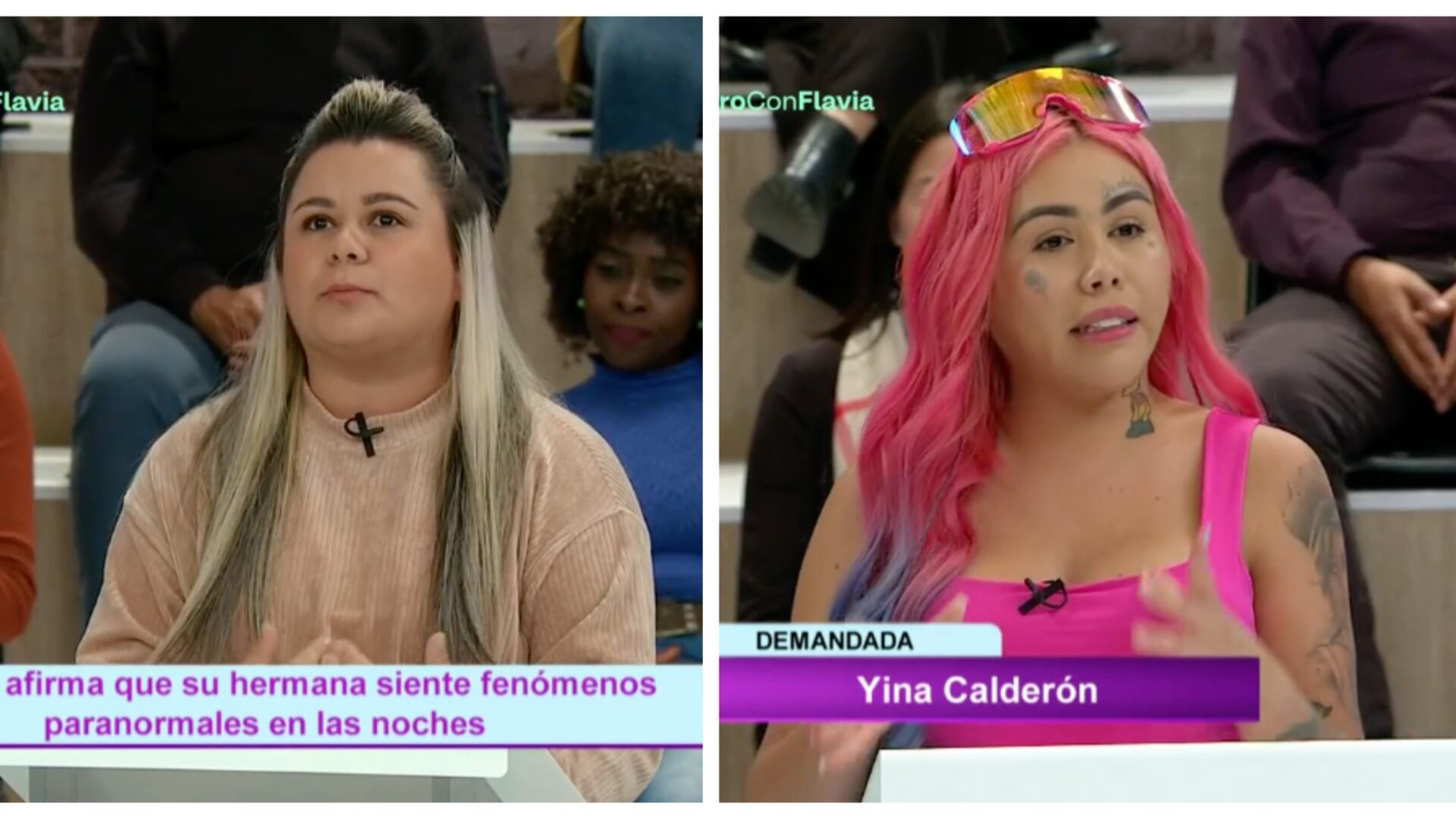 Yina Calderón salió furiosa de Hablando Claro (Captura de pantalla de RCN-- Hablando Claro)