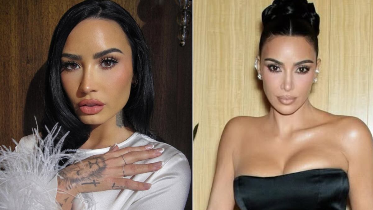 Demi Lovato recreó el famoso drama de Kim Kardashian.
