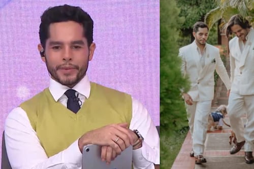 Marco Vergara, nuevo presentador de ‘La Red’, está casado con joven y guapo astrólogo