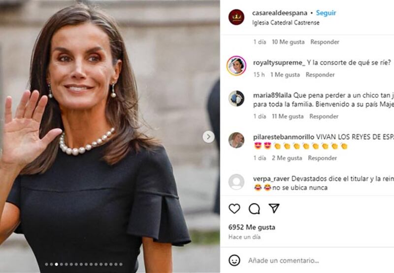 Reina Letizia velorio