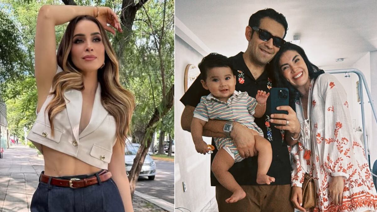 Cynthia Rodríguez fue una de las invitadas más elegantes al bautizo de ‘Vicente’, hijo del ‘Capi’ Pérez.