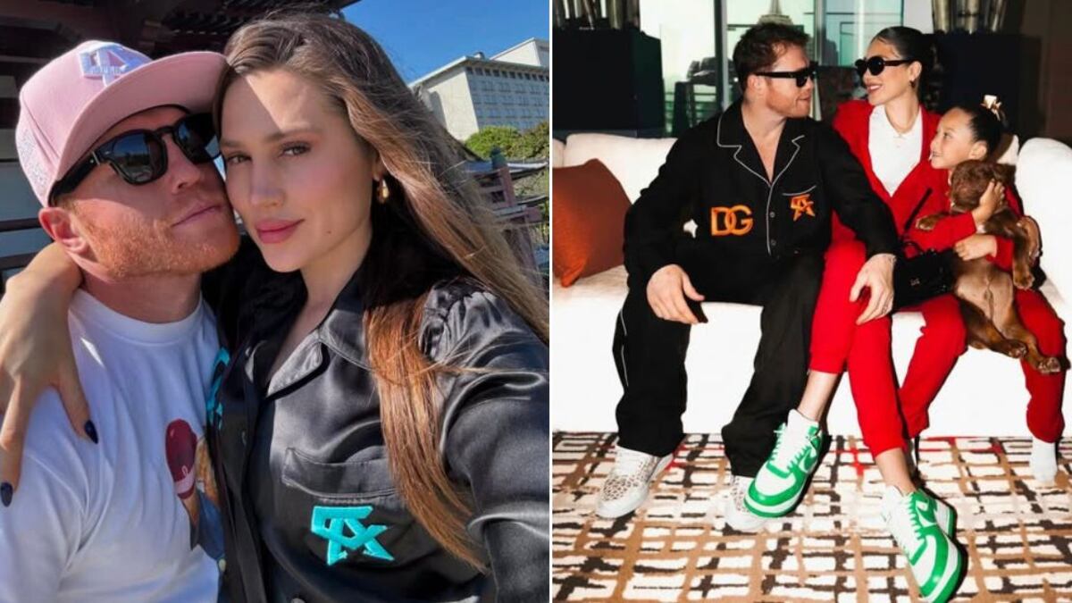 Fernanda Gómez y Saúl 'Canelo' Álvarez están listos para la Navidad desde hace semanas