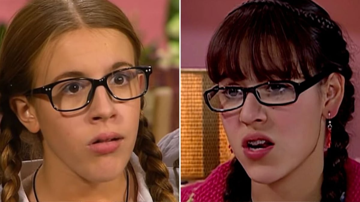 Laura Esquivel en 'Patito feo' y Danna Paola en 'Atrévete a soñar'