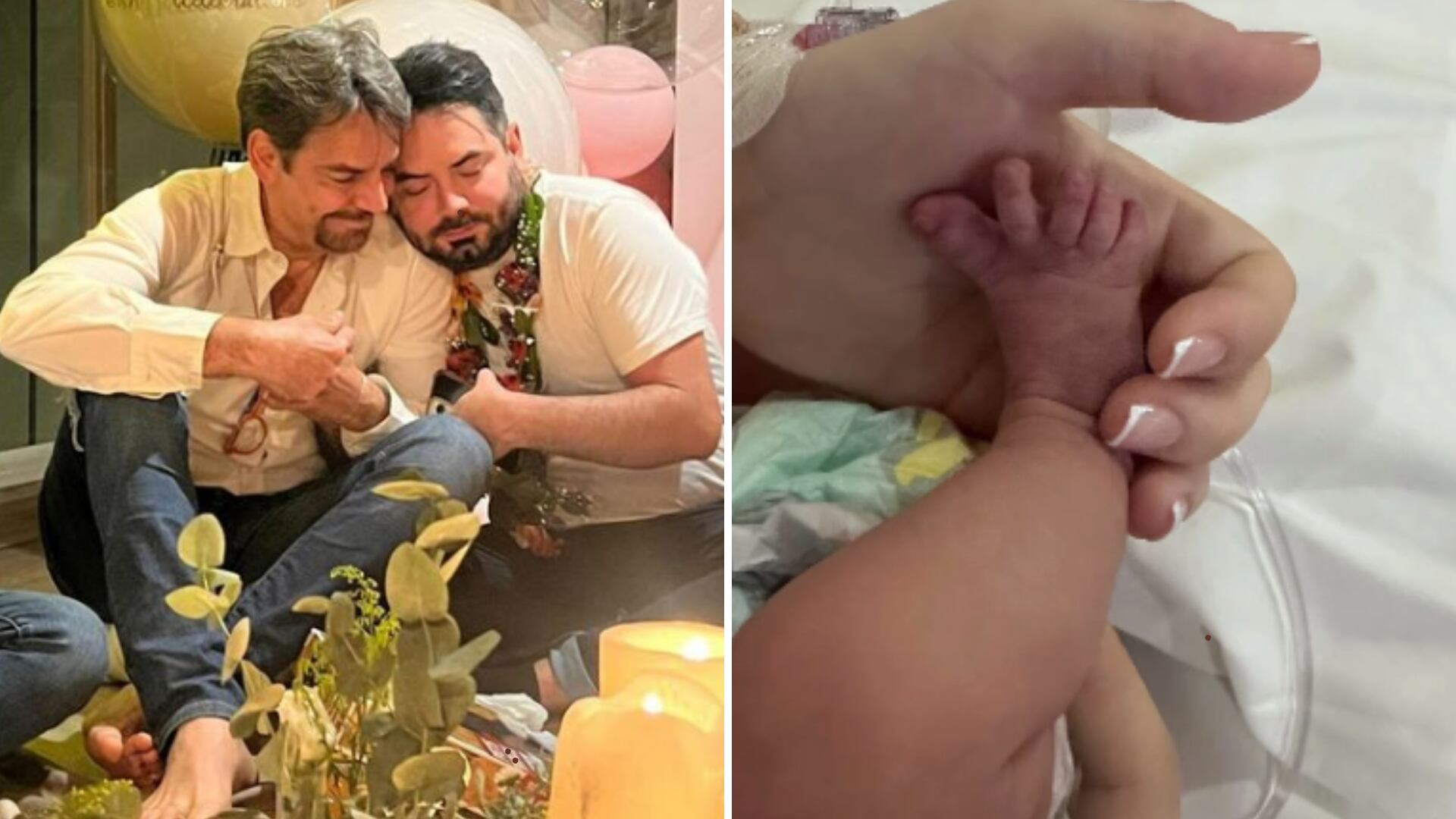 Eugenio Derbez no tuvo ninguna palabra emotiva en sus redes para el primero de sus hijos que se convierte en padre.