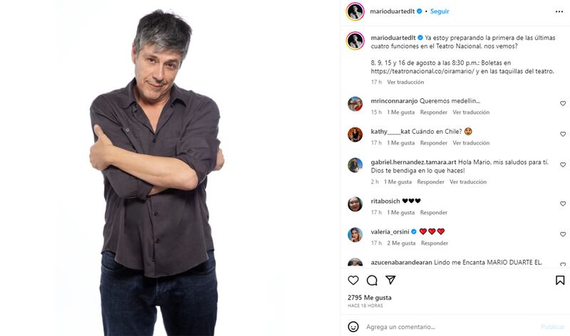 “Nicolás Mora, mientras más viejo, más las enamora”: así luce el actor Mario Duarte de ‘Yo soy Bett,y la Fea’.