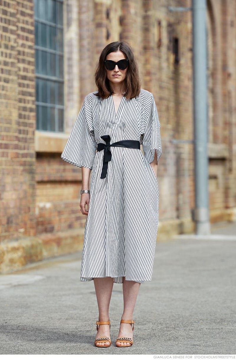 El vestido con manga japonesa que aporta movimiento