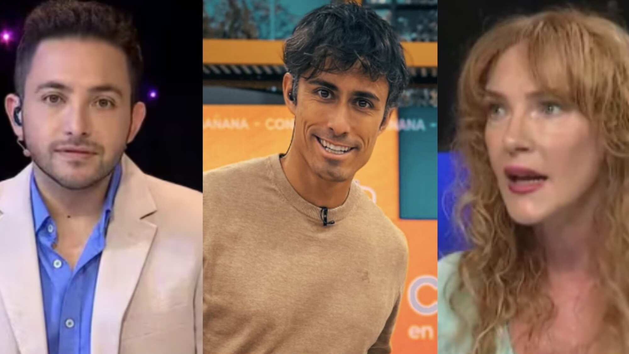 Roberto Cox, Hugo Valencia y Cata Pulido