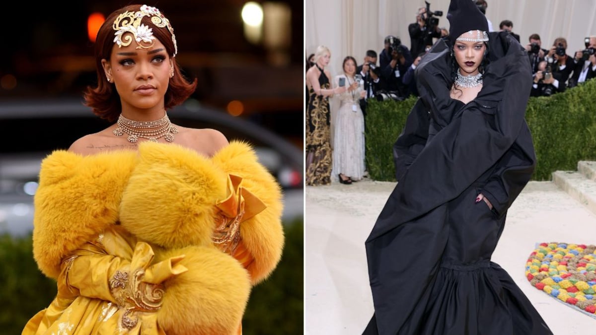 En 2007, la cantante originaria de Barbados hizo su debut en la gala del MET, convirtiéndose en un ícono fashionista.