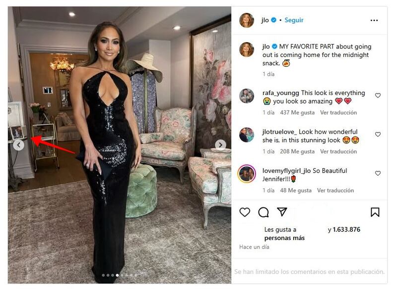 Jennifer Lopez reemplazó su foto con Ben Affleck en su vestidor con una de ella misma