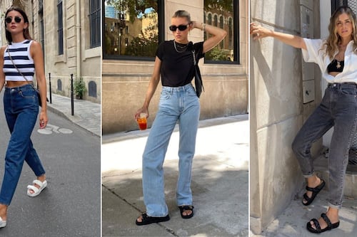 Qué son los jeans espiga, la tendencia que sobresale en 2025 y te hace bonita figura