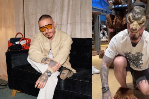 ¿Ahora es ‘therian’? J Balvin apareció en redes disfrazado de lobo y generó reacciones en redes