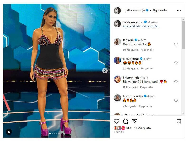 Galiela Montijo ha fascinado con su estilo en 'La casa de los famosos México'