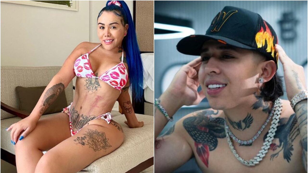 Yina Calderón y Westcol desde sus redes sociales