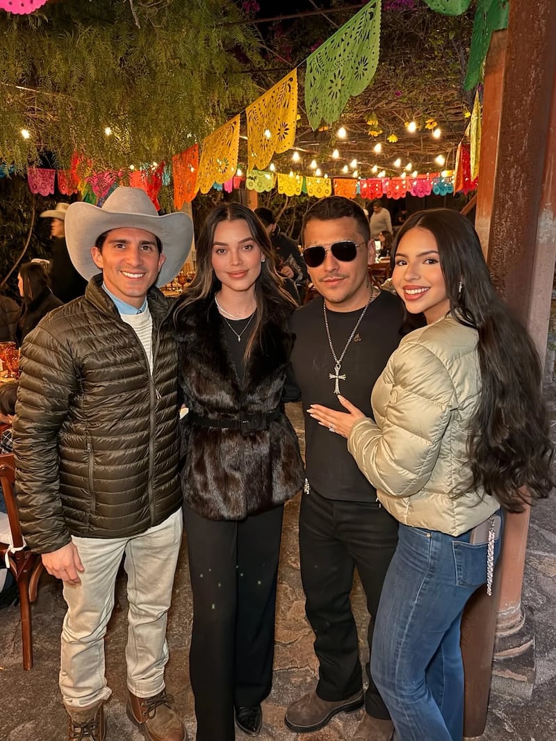 Así fue la fiesta de cumpleaños 27 de Christian Nodal