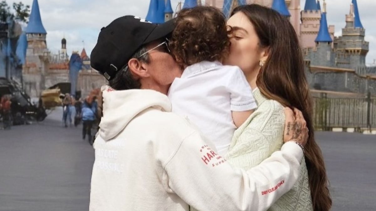 Nadia Ferreira presumió el primer viaje a Disney de su hijo Marco.