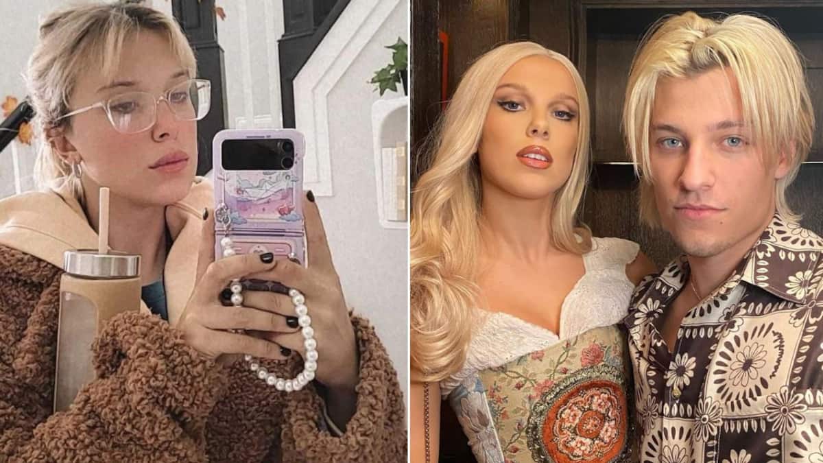 La actriz de ‘Stranger Things’ presumió una fotografía que confirmaría su compromiso con Jake Bongiovi.