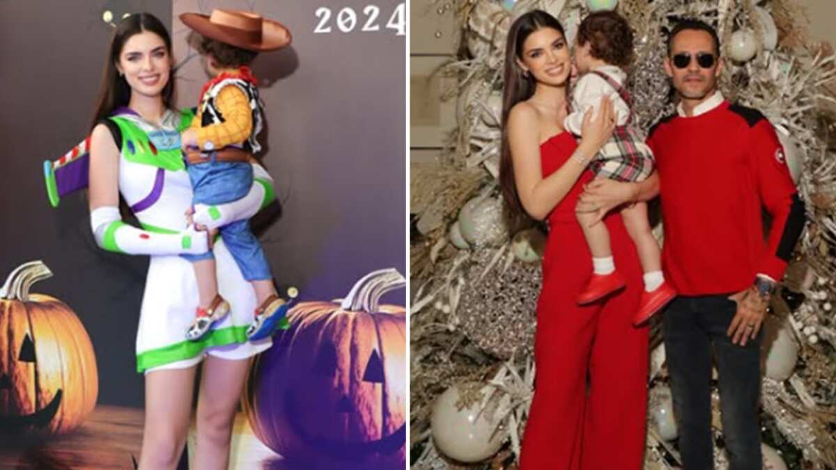 Nadia Ferreira y Marc Anthony hijo