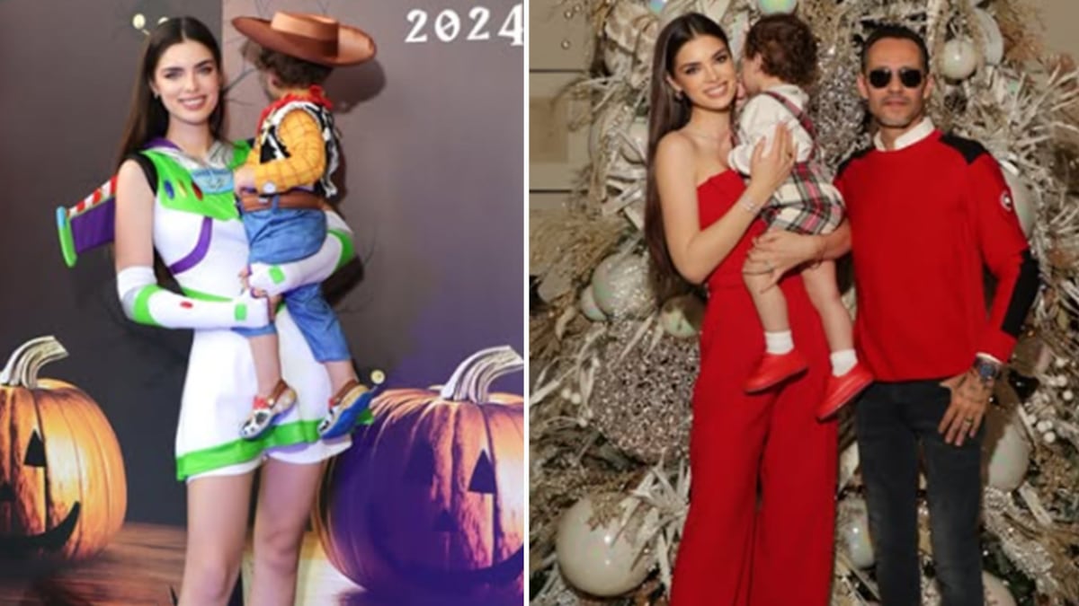 Nadia Ferreira y Marc Anthony hijo