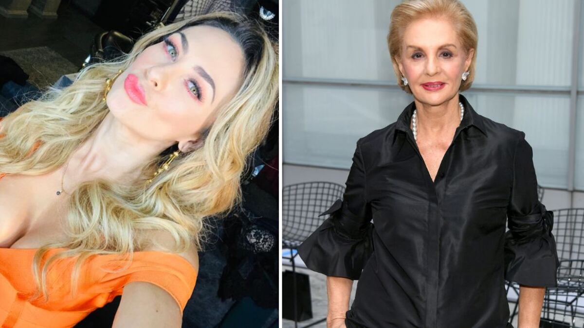 Aracely Arámbula rompió las reglas de Carolina Herrera y de la forma más sexy.