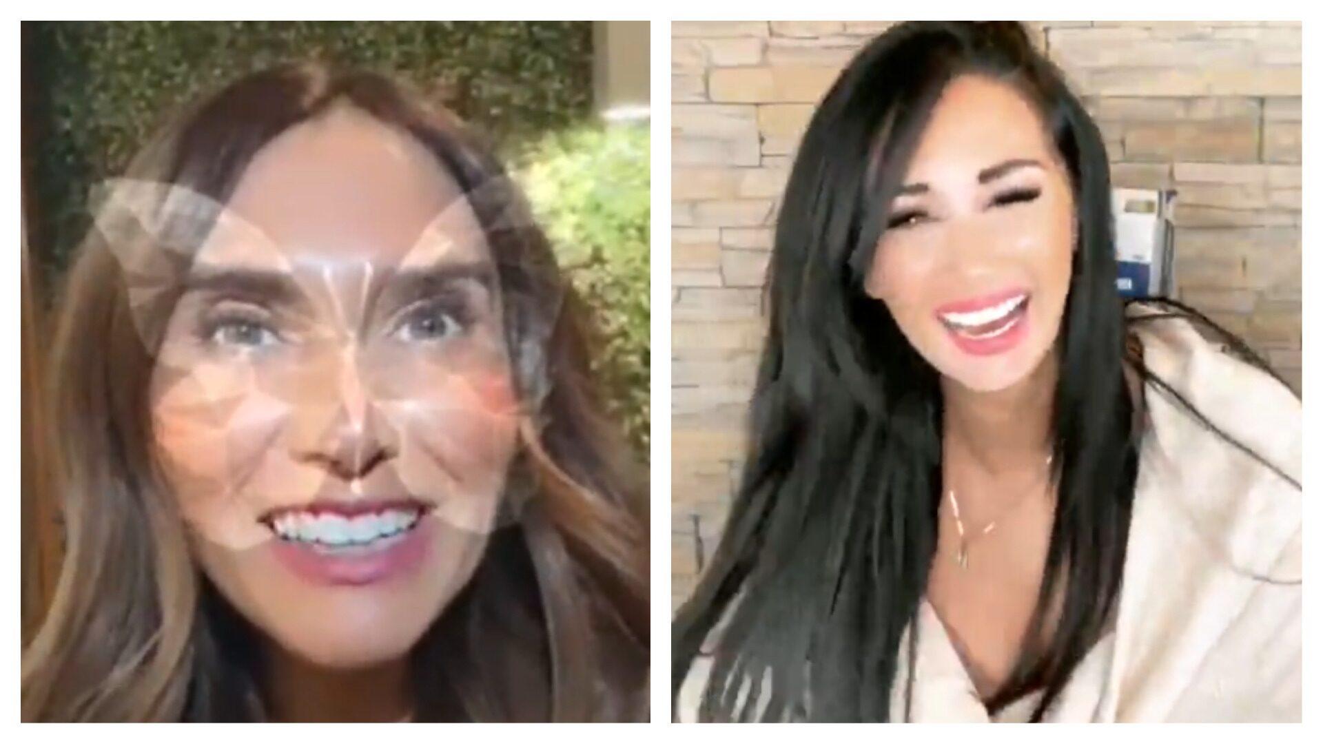 Yazmín Vásquez y Pamela Díaz