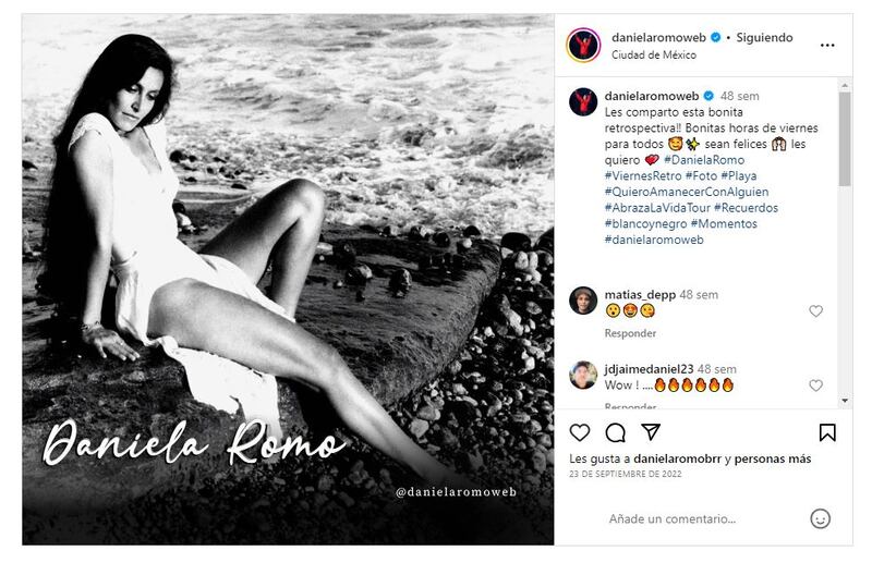 Daniela Romo es dueña de una belleza natural excepcional